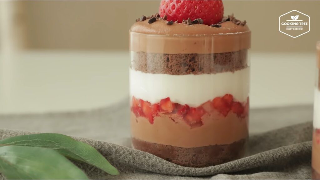 Strawberry Chocolate Bottle cake Recipe