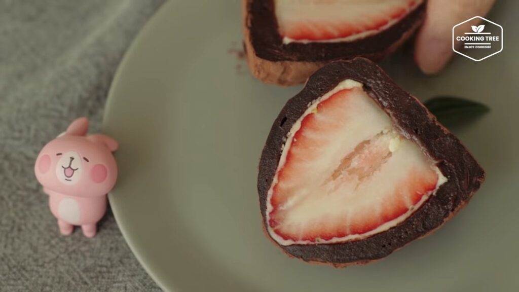 Strawberry Chocolate Rice cake