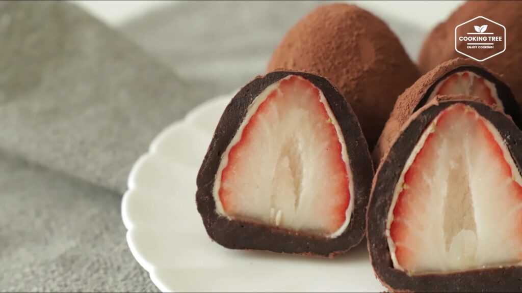 Strawberry Chocolate Rice cake