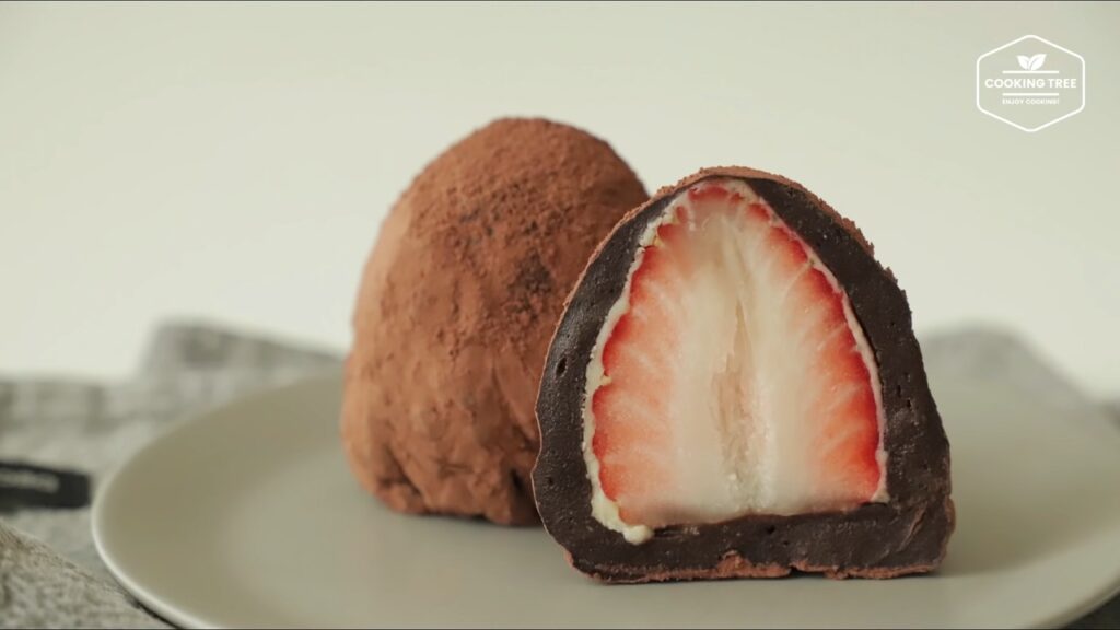 Strawberry Chocolate Rice cake