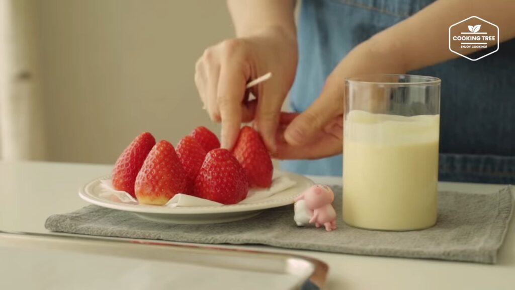 Strawberry Chocolate Rice cake