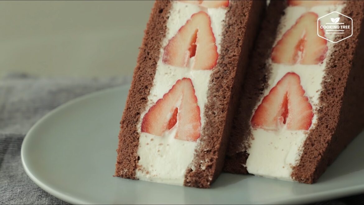 Strawberry Chocolate Sandwich Cake Recipe Strawberry Chocolate Sandwich Cake Recipe