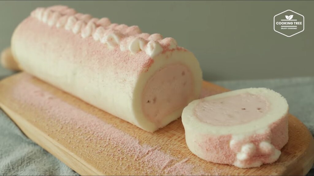 Strawberry Chocolate White Roll Cake Recipe Cooking tree