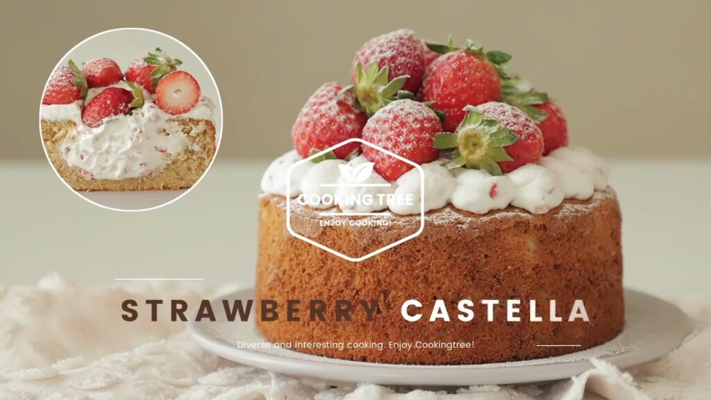 Strawberry Cream Castella Recipe