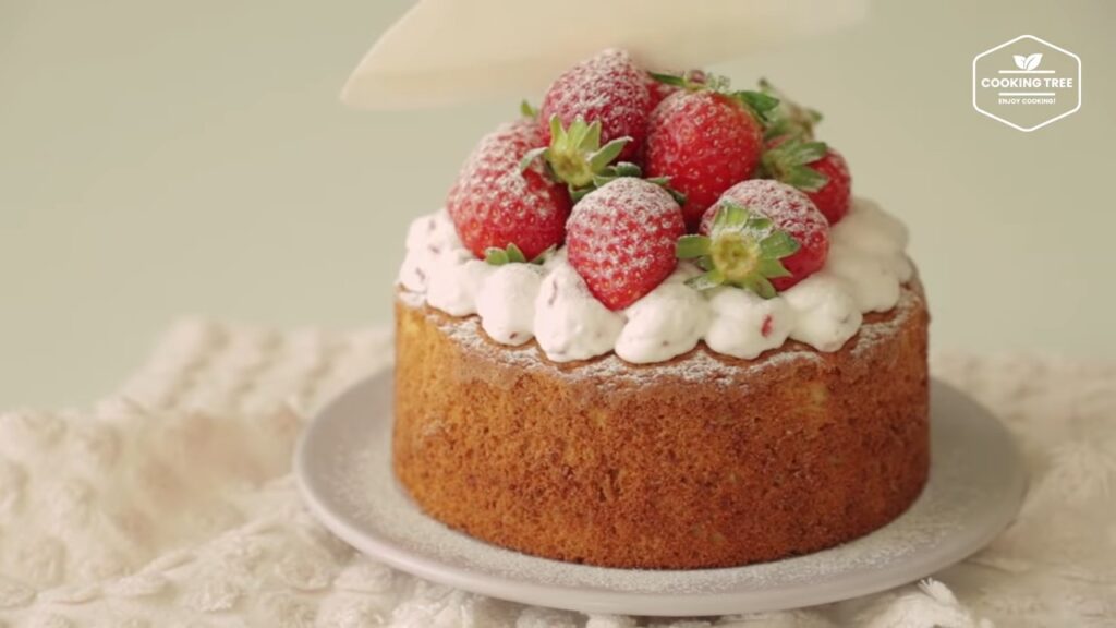 Strawberry Cream Castella Recipe