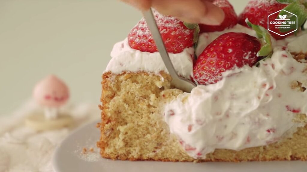 Strawberry Cream Castella Recipe