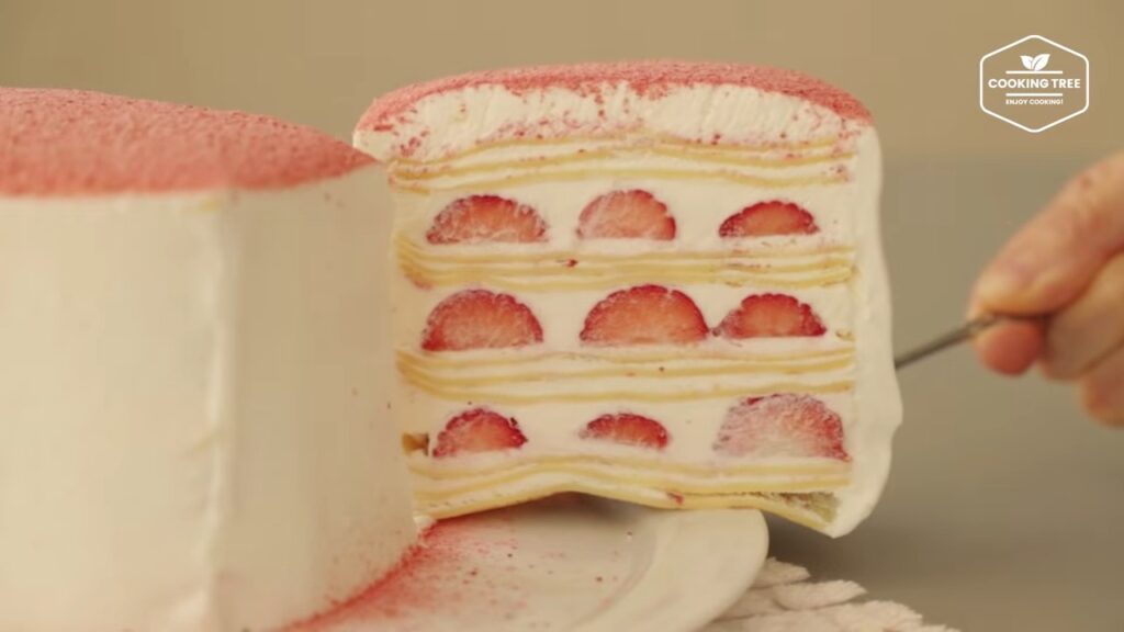 Strawberry Crepe Cake Recipe