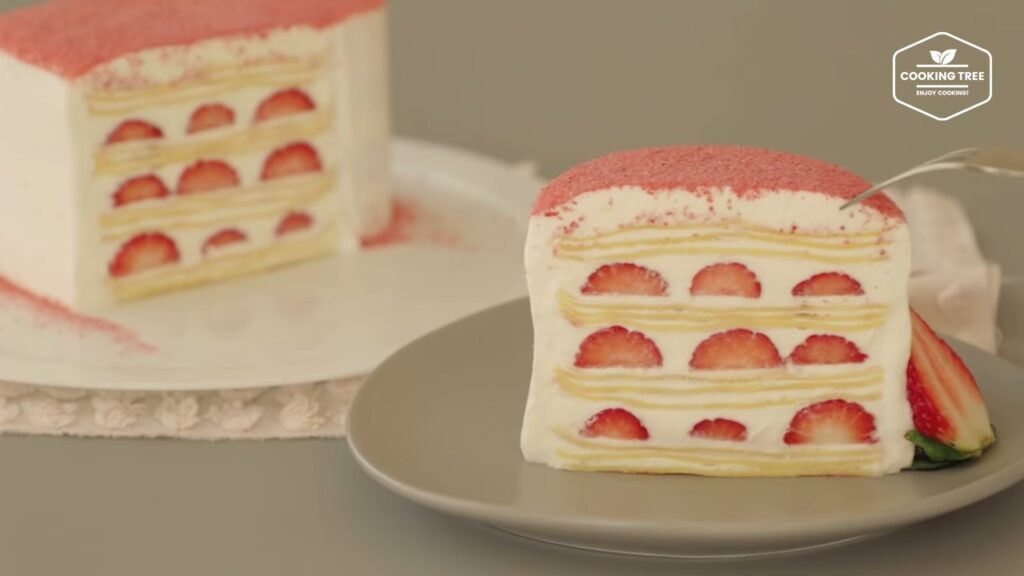 Strawberry Crepe Cake Recipe