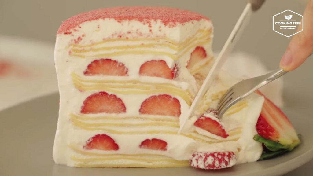 Strawberry Crepe Cake Recipe