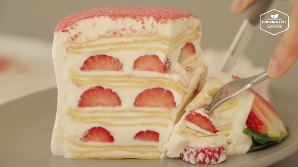 Strawberry Crepe Cake Recipe