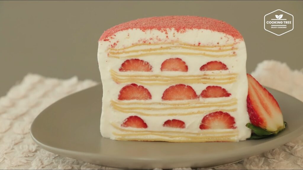 Strawberry Crepe Cake Recipe