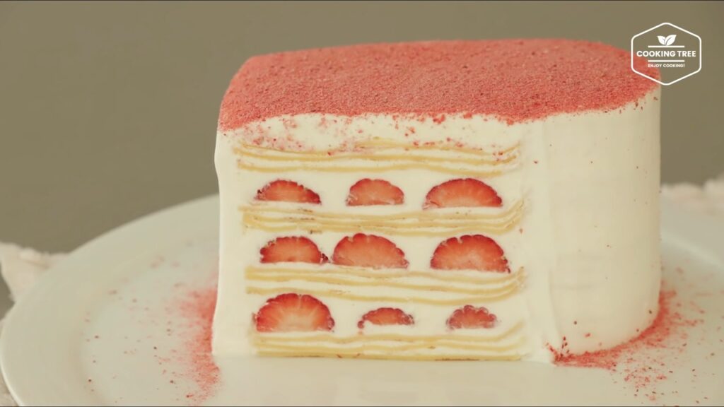 Strawberry Crepe Cake Recipe