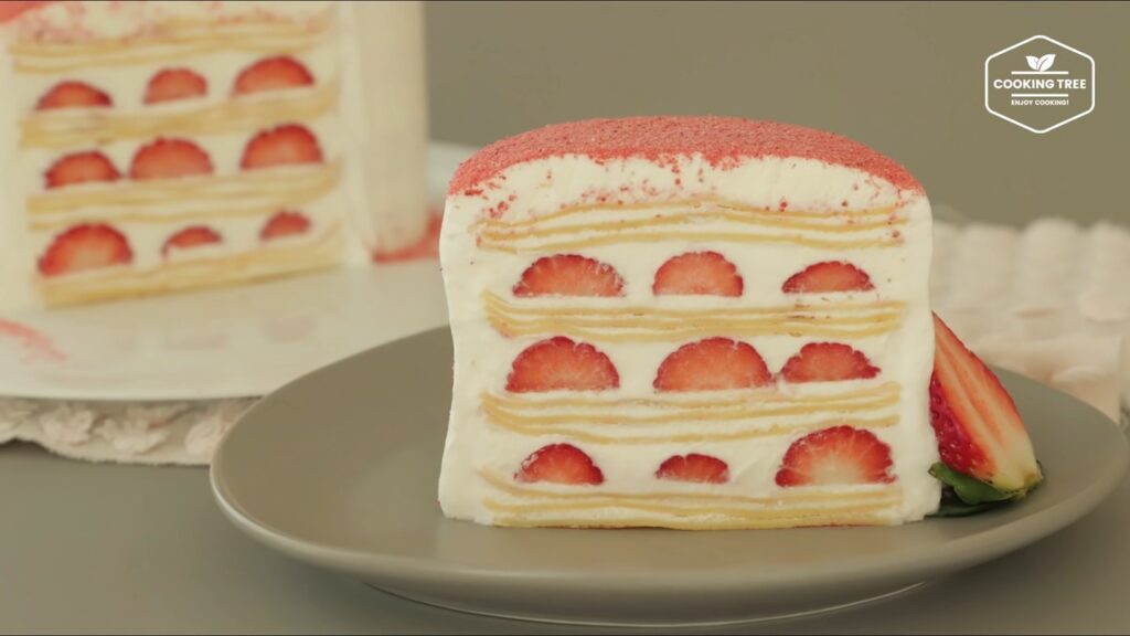 Strawberry Crepe Cake Recipe