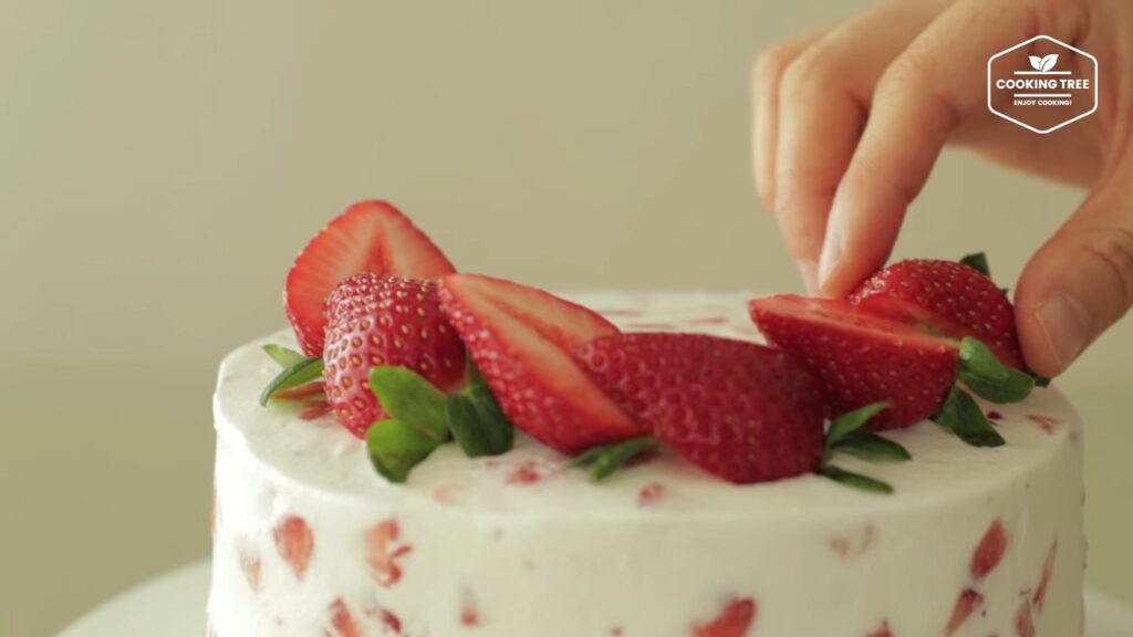 Strawberry cake Recipe Cooking tree