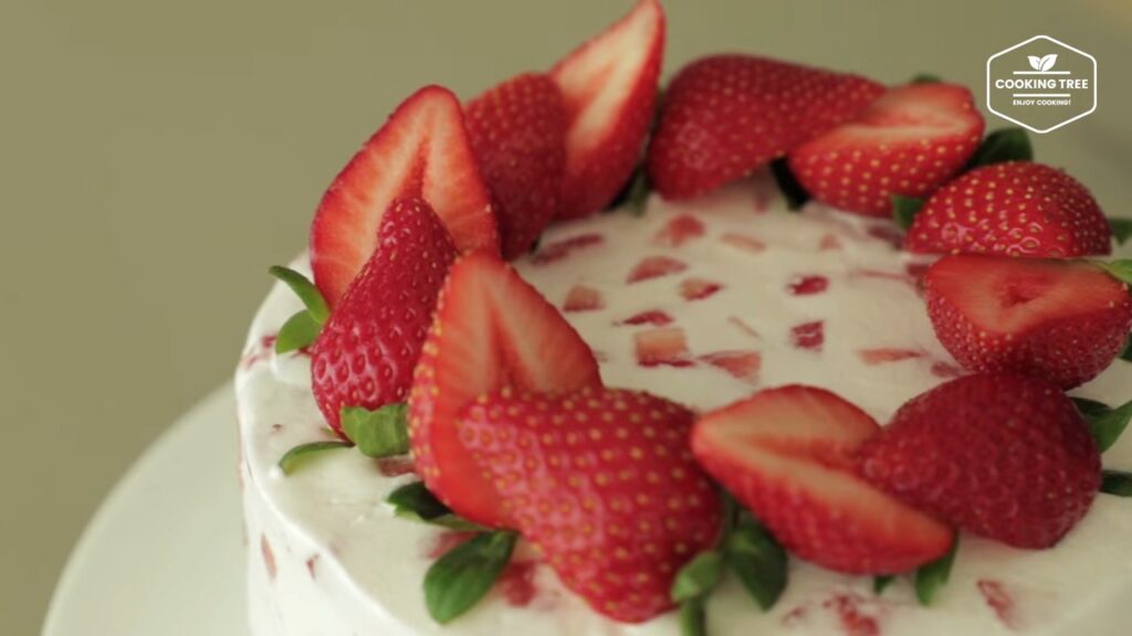Strawberry cake Recipe Cooking tree