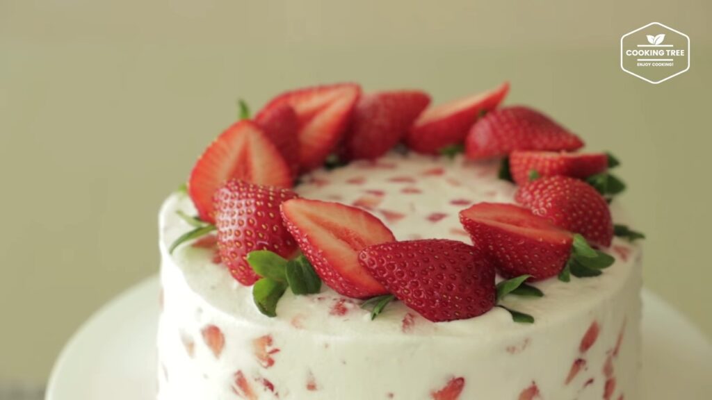 Strawberry cake Recipe Cooking tree