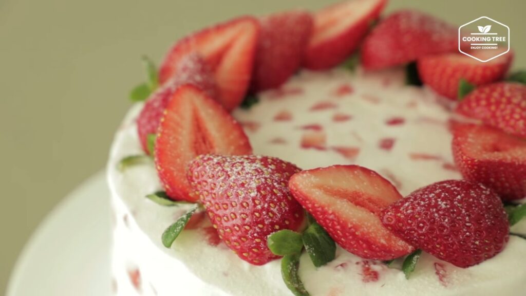 Strawberry cake Recipe Cooking tree