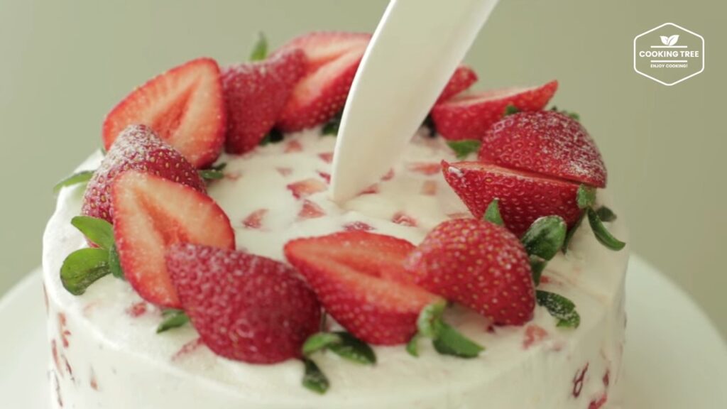 Strawberry cake Recipe Cooking tree