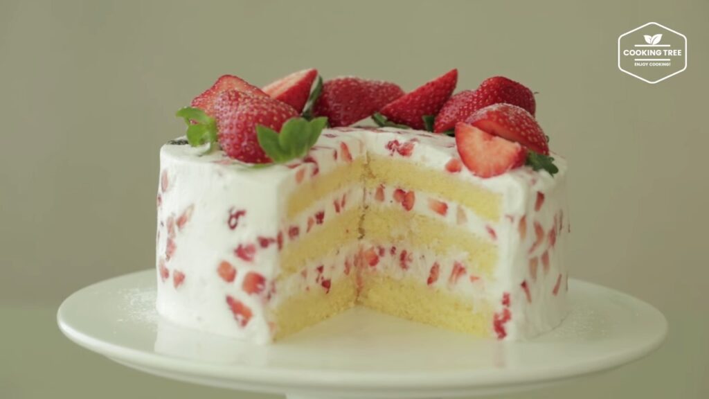 Strawberry cake Recipe Cooking tree
