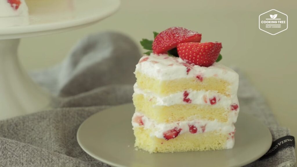 Strawberry cake Recipe Cooking tree