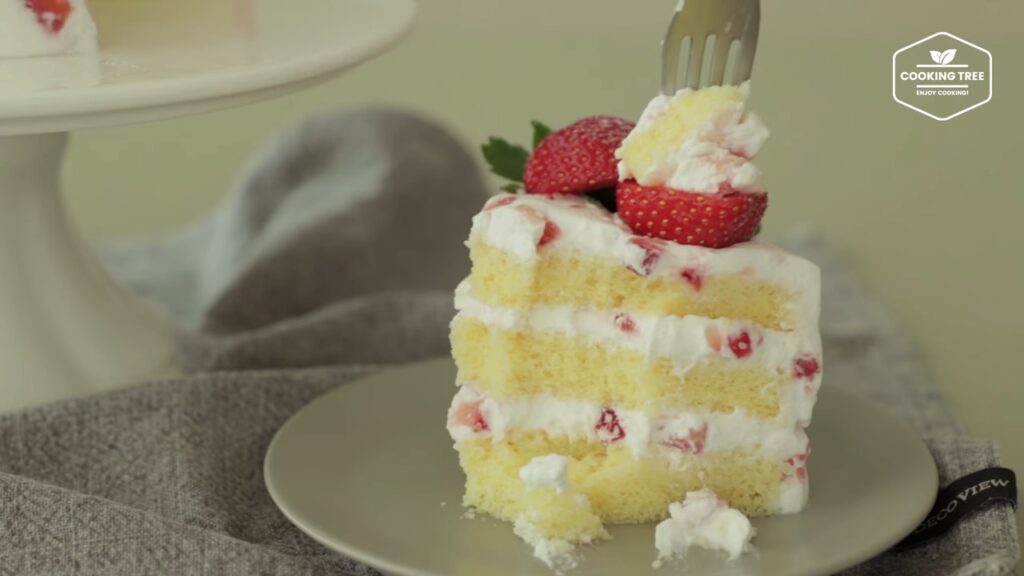 Strawberry cake Recipe Cooking tree