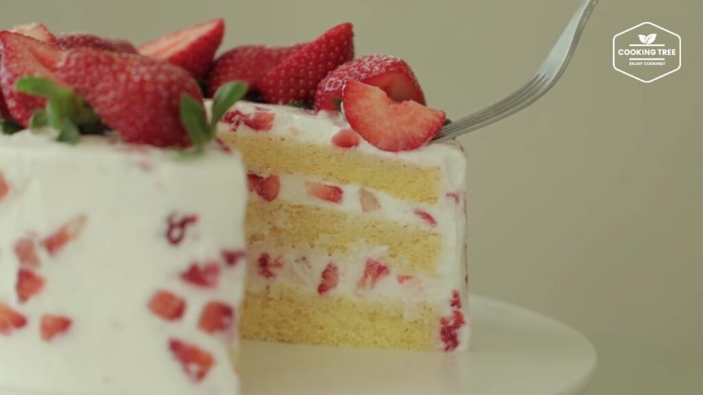 Strawberry cake Recipe Cooking tree