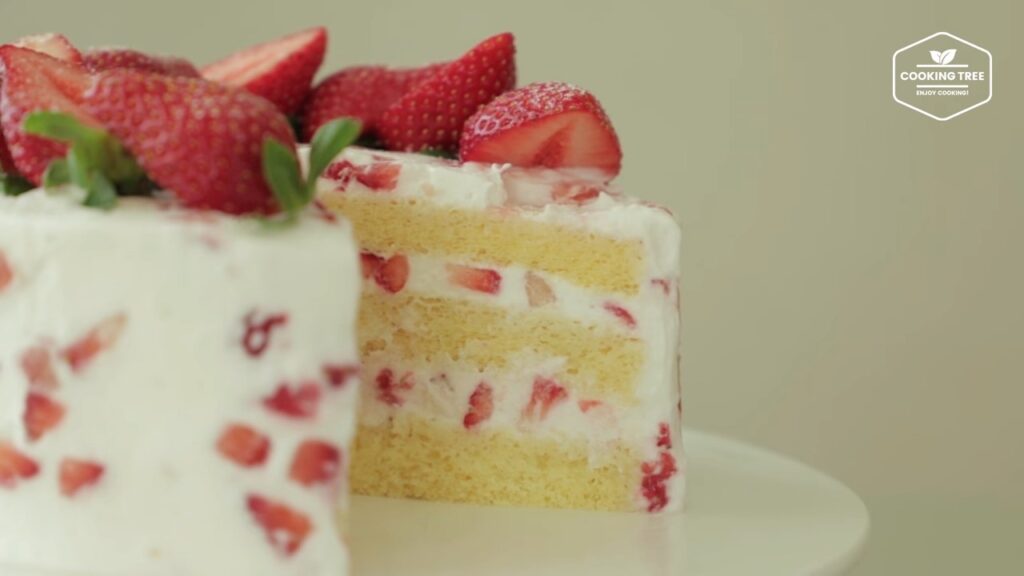 Strawberry cake Recipe Cooking tree