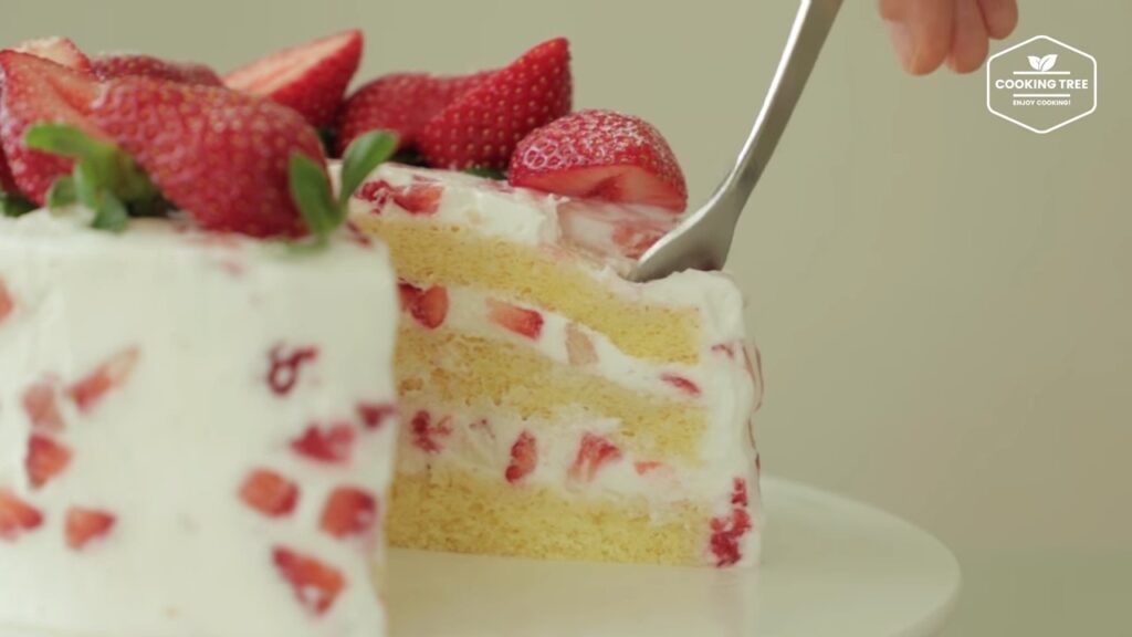 Strawberry cake Recipe Cooking tree