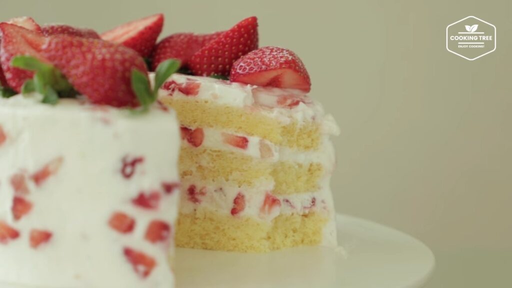 Strawberry cake Recipe Cooking tree