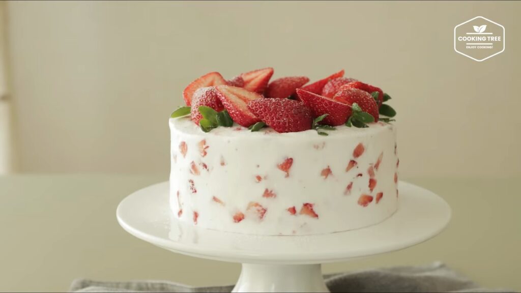 Strawberry cake Recipe Cooking tree