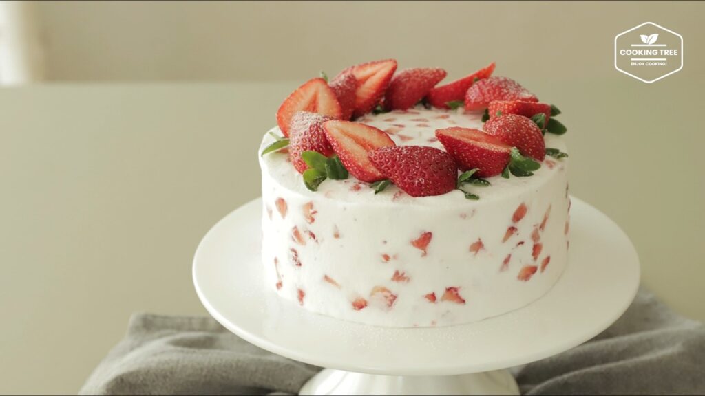 Strawberry cake Recipe Cooking tree