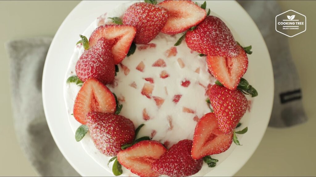 Strawberry cake Recipe Cooking tree