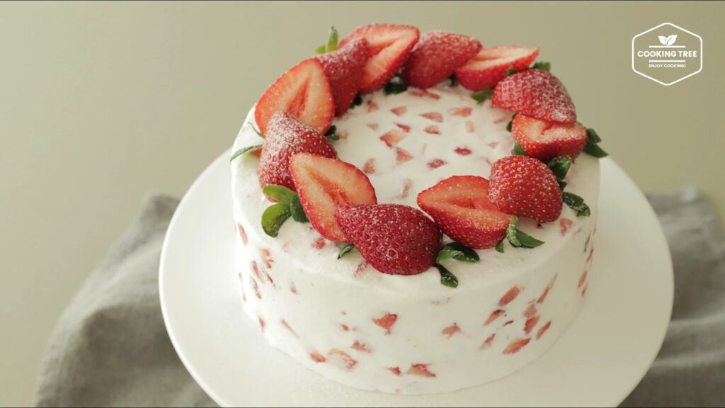 Strawberry cake Recipe Cooking tree