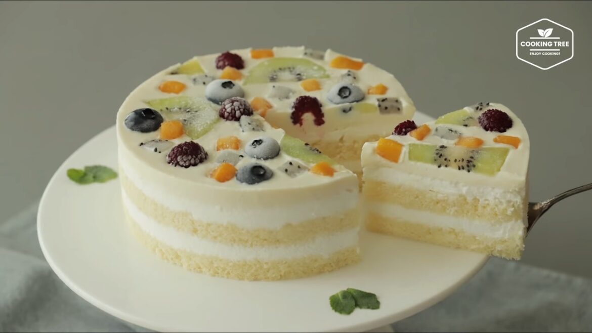 Summer Fruit Ice Cake Recipe Cooking tree Summer Fruit Ice Cake Recipe Cooking tree