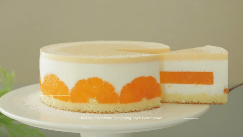 Tangerine yogurt mousse cake Recipe Cooking tree