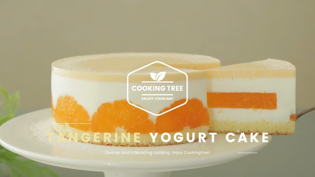 Tangerine yogurt mousse cake Recipe Cooking tree