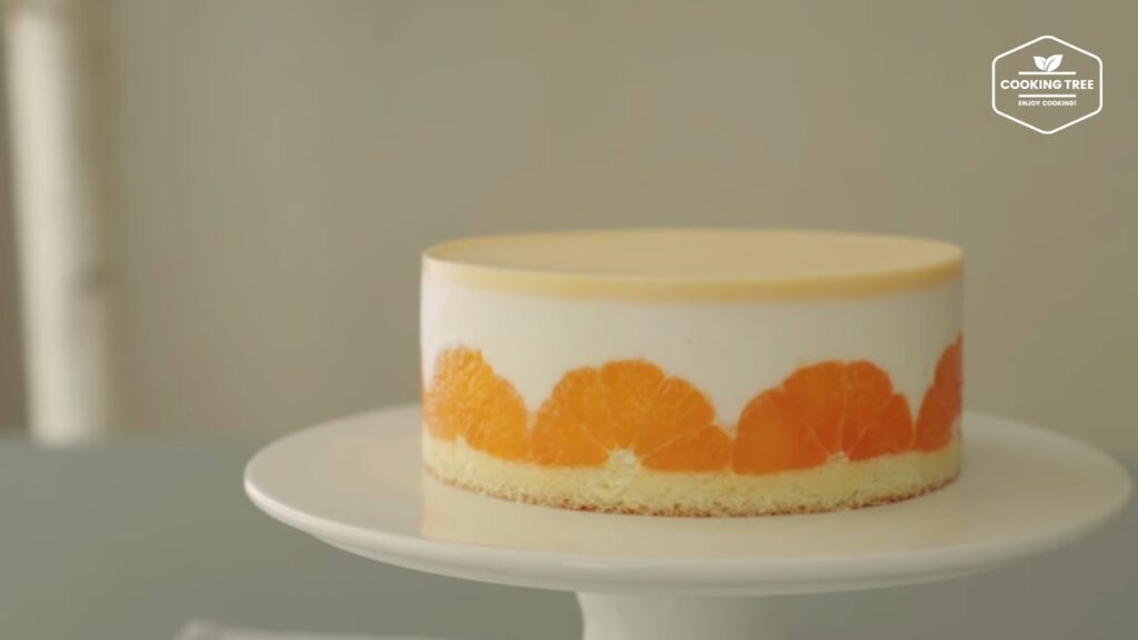 Tangerine yogurt mousse cake Recipe Cooking tree