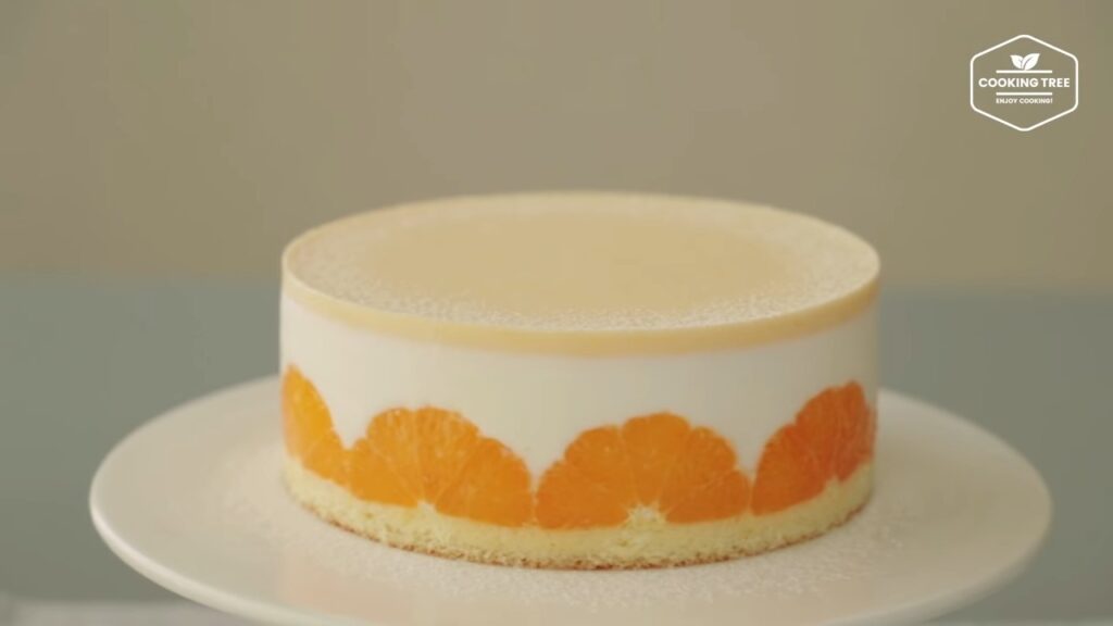 Tangerine yogurt mousse cake Recipe Cooking tree