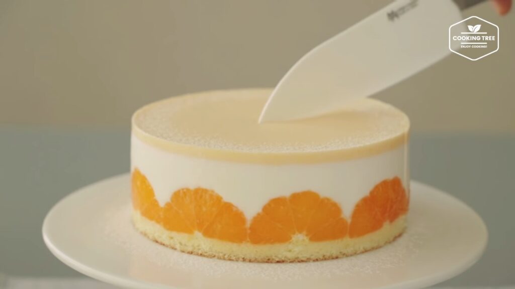 Tangerine yogurt mousse cake Recipe Cooking tree