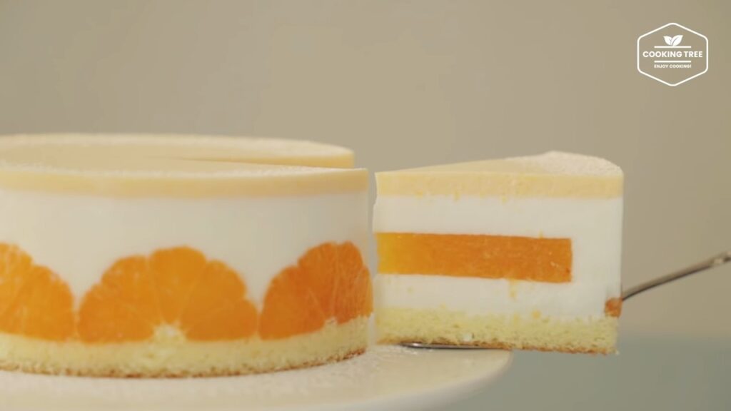 Tangerine yogurt mousse cake Recipe Cooking tree