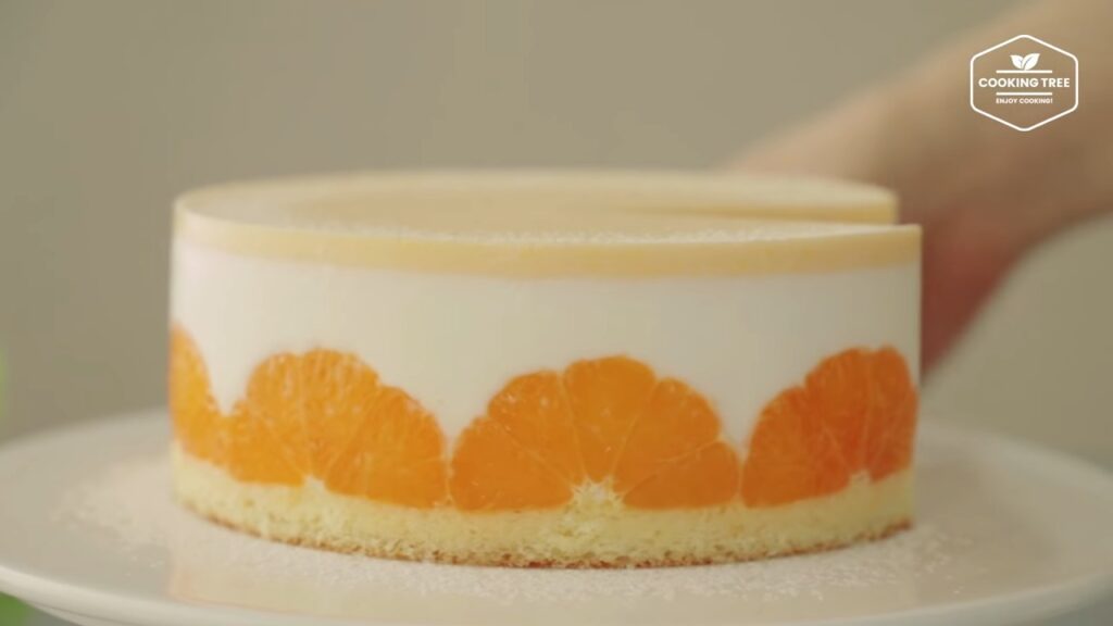 Tangerine yogurt mousse cake Recipe Cooking tree