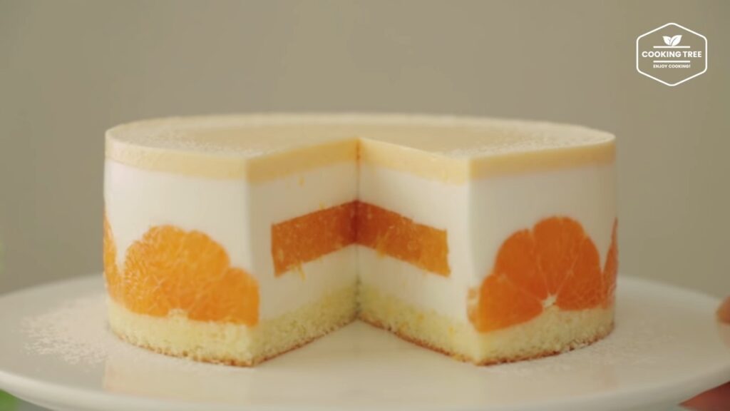 Tangerine yogurt mousse cake Recipe Cooking tree