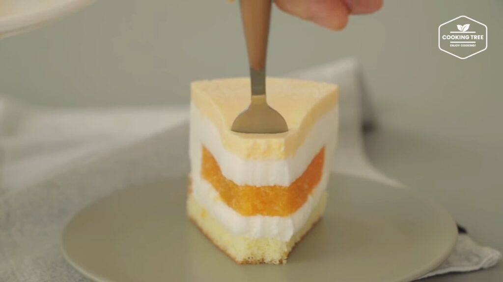 Tangerine yogurt mousse cake Recipe Cooking tree