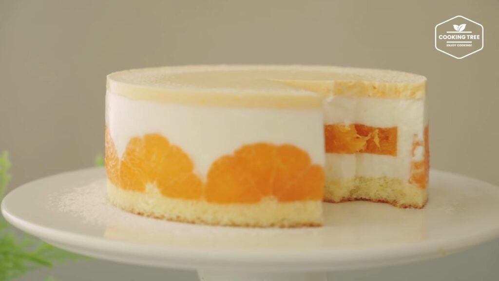 Tangerine yogurt mousse cake Recipe Cooking tree