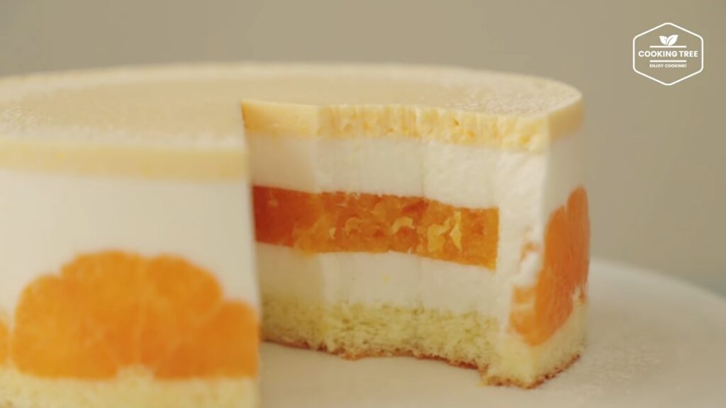 Tangerine yogurt mousse cake Recipe Cooking tree