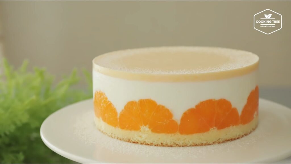 Tangerine yogurt mousse cake Recipe Cooking tree