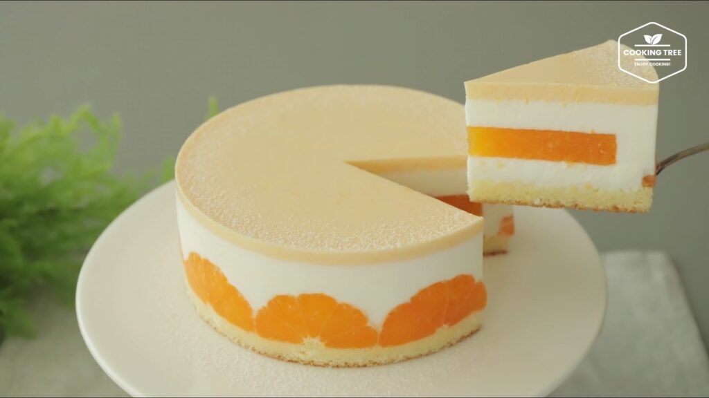 Tangerine yogurt mousse cake Recipe Cooking tree