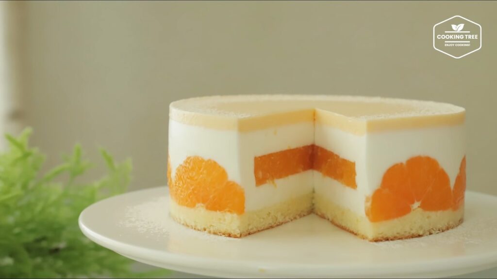 Tangerine yogurt mousse cake Recipe Cooking tree