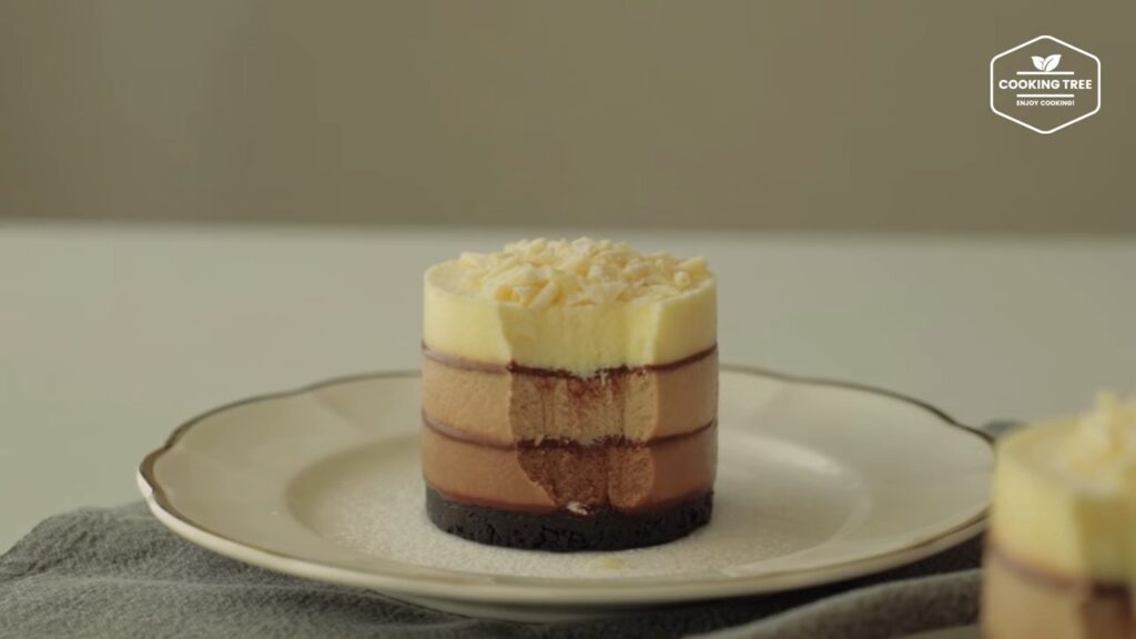 Triple Chocolate Mousse Cake Recipe Cooking tree