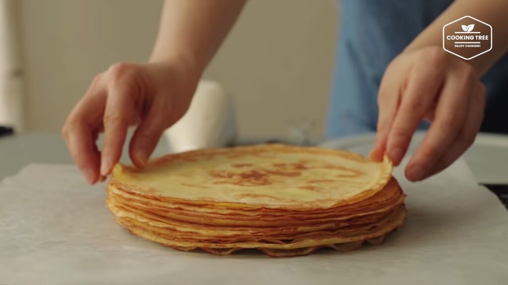 White Chocolate Crepe Cake Recipe